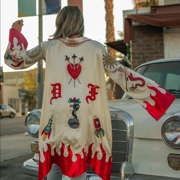 dilara findikoglu Jackets & Blazers - Dilara Findikoglu silk robe